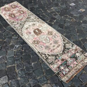 1.9 ft. x 7.4 ft. Vintage Turkish Rug TR23887 Image 1