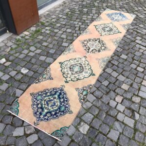 2.4 ft. x 11 ft. Vintage Turkish Rug TR23907 Image 1