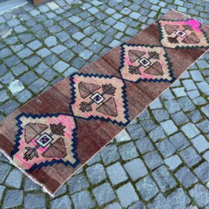 1.9 ft. x 6.6 ft. Vintage Turkish Rug TR24037 Image 1