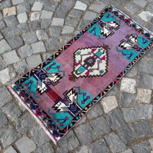 1.6 ft. x 3.4 ft. Vintage Turkish Rug TR24057 Image 1