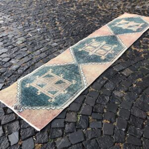 2.3 ft. x 10.3 ft. Vintage Turkish Rug TR24077 Image 1