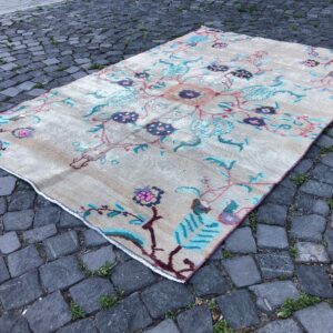4.5 ft. x 7.4 ft. Vintage Turkish Rug TR25097 Image 1