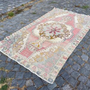 4.2 ft. x 7 ft. Vintage Turkish Rug TR25147 Image 1
