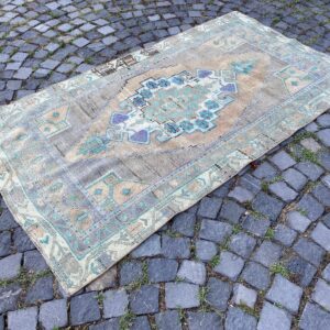 3.7 ft. x 6.6 ft. Vintage Turkish Rug TR25217 Image 1