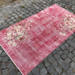 3.6 ft. x 6.8 ft. Vintage Overdyed Rug TR31173 Image 1