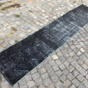 2.1 ft. x 10.5 ft. Vintage Overdyed Rug TR31183 Image 1