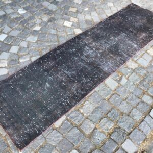 2.2 ft. x 7.7 ft. Vintage Overdyed Rug TR31193 Image 1