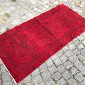 2.7 ft. x 5.6 ft. Vintage Overdyed Rug TR31213 Image 1
