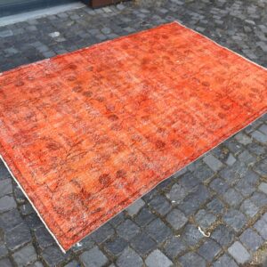 5.1 ft. x 7.6 ft. Vintage Overdyed Rug TR31243 Image 1