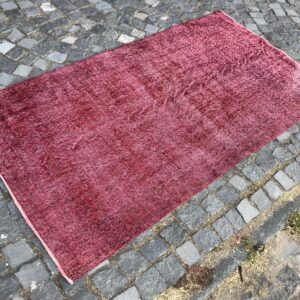 3.8 ft. x 6.9 ft. Vintage Overdyed Rug TR31283 Image 1