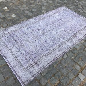 4 ft. x 7.3 ft. Vintage Overdyed Rug TR31313 Image 1