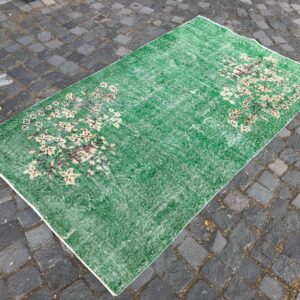 3.7 ft. x 6.5 ft. Vintage Overdyed Rug TR31343 Image 1