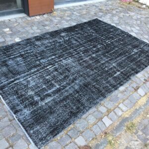 5.7 ft. x 9.3 ft. Vintage Overdyed Rug TR31393 Image 1