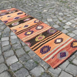 1.8 ft. x 6.8 ft. Vintage Kilim Rug TR60282 Image 1