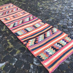 2.7 ft. x 9.2 ft. Vintage Kilim Rug TR60292 Image 1