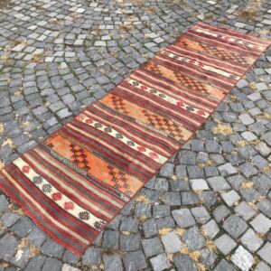 2.6 ft. x 8.6 ft. Vintage Kilim Rug TR60302 Image 1