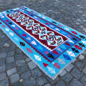 3.4 ft. x 7.4 ft. Vintage Kilim Rug TR60342 Image 1