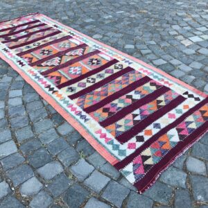 2.8 ft. x 8.7 ft. Vintage Kilim Rug TR60362 Image 1