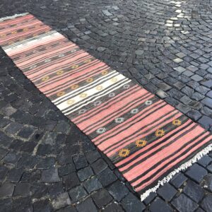 2.4 ft. x 11.6 ft. Vintage Kilim Rug TR60392 Image 1