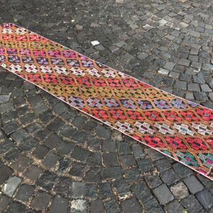 2 ft. x 9.2 ft. Vintage Kilim Rug TR60712 Image 1