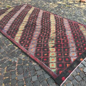 7.4 ft. x 12.8 ft. Vintage Kilim Rug TR60782 Image 1