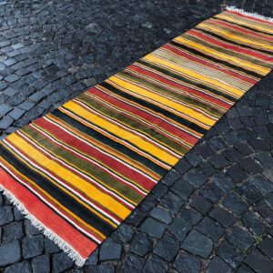 3.1 ft. x 10.3 ft. Vintage Kilim Rug TR60862 Image 1