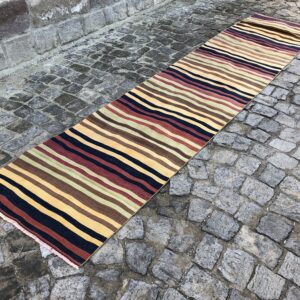 2.5 ft. x 11.3 ft. Vintage Kilim Rug TR61042 Image 1