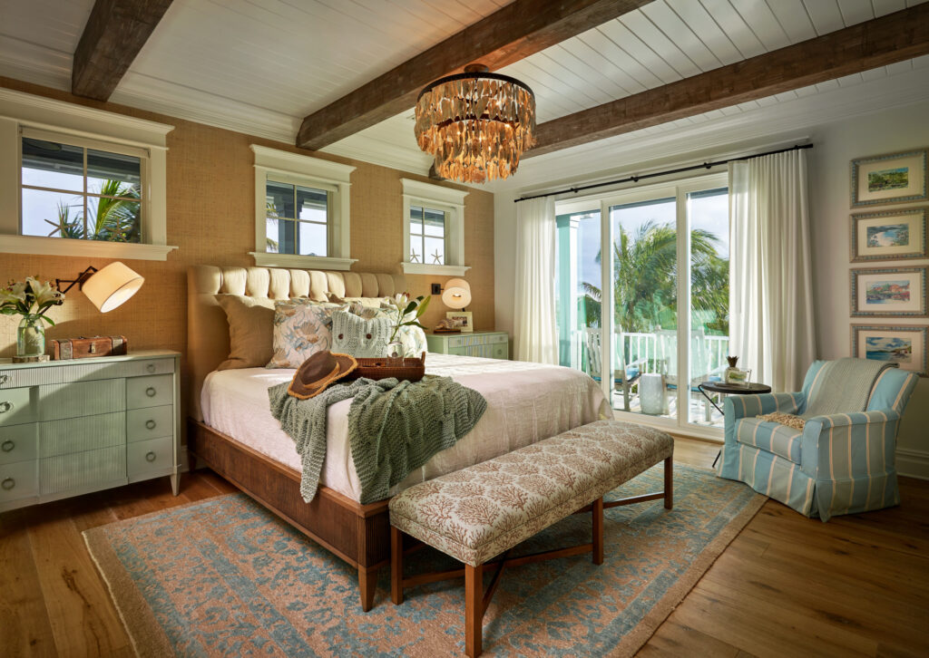 8x10 rug under queen bed