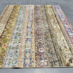 5.3 ft. x 7.3 ft. Vintage Patchwork Rug TR22114 Image 1