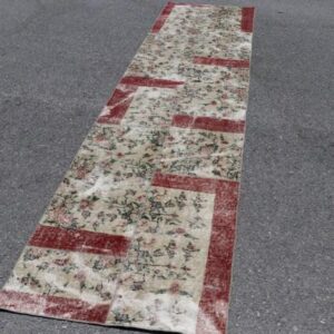 2.6 ft. x 11.5 ft. Vintage Patchwork Rug TR22174 Image 1
