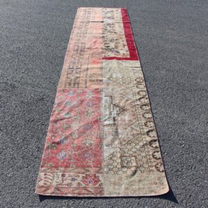 2.6 ft. x 11.5 ft. Vintage Patchwork Rug TR22334 Image 1