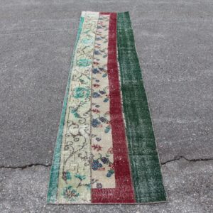 2.2 ft. x 9.9 ft. Vintage Patchwork Rug TR22404 Image 1