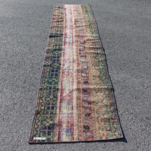 2.4 ft. x 9.8 ft. Vintage Patchwork Rug TR22464 Image 1