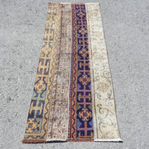 2.3 ft. x 6 ft. Vintage Patchwork Rug TR22504 Image 1
