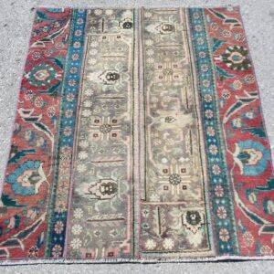 3.4 ft. x 4 ft. Vintage Patchwork Rug TR22664 Image 1