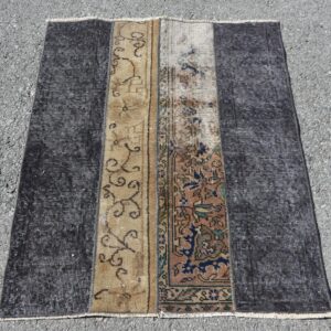 3 ft. x 3.5 ft. Vintage Patchwork Rug TR22674 Image 1
