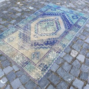 3.3 ft. x 5.4 ft. Vintage Turkish Rug TR25907 Image 1