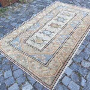 3.9 ft. x 6.6 ft. Vintage Turkish Rug TR26017 Image 1