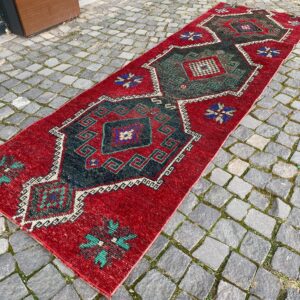 3.2 ft. x 9.9 ft. Vintage Turkish Rug TR26517 Image 1