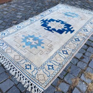 3.9 ft. x 6.6 ft. Vintage Turkish Rug TR26627 Image 1