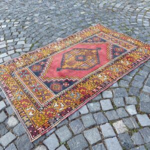 3.7 ft. x 5.9 ft. Vintage Turkish Rug TR27077 Image 1