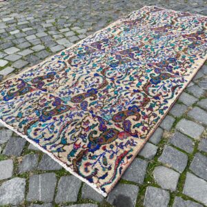 3.2 ft. x 6.9 ft. Vintage Turkish Rug TR27257 Image 1