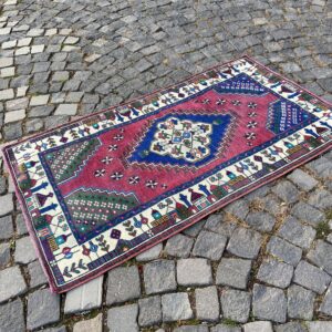 2.8 ft. x 4.7 ft. Vintage Turkish Rug TR27387 Image 1