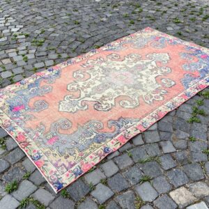 4 ft. x 7.2 ft. Vintage Turkish Rug TR27537 Image 1