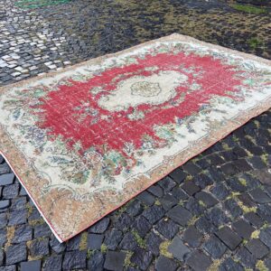 6.8 ft. x 9.6 ft. Vintage Turkish Rug TR27797 Image 1