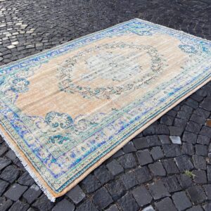6.2 ft. x 9.4 ft. Vintage Turkish Rug TR28797 Image 1