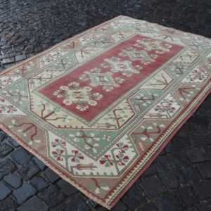 5.2 ft. x 6.6 ft. Vintage Turkish Rug TR29077 Image 1