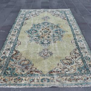 5.2 ft. x 9 ft. Vintage Turkish Rug TR30437 Image 1