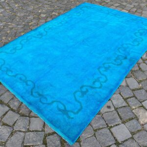 4.5 ft. x 6.3 ft. Vintage Overdyed Rug TR31523 Image 1