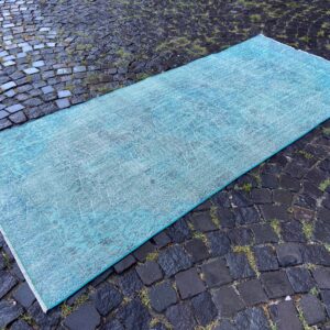3.9 ft. x 8.9 ft. Vintage Overdyed Rug TR31543 Image 1